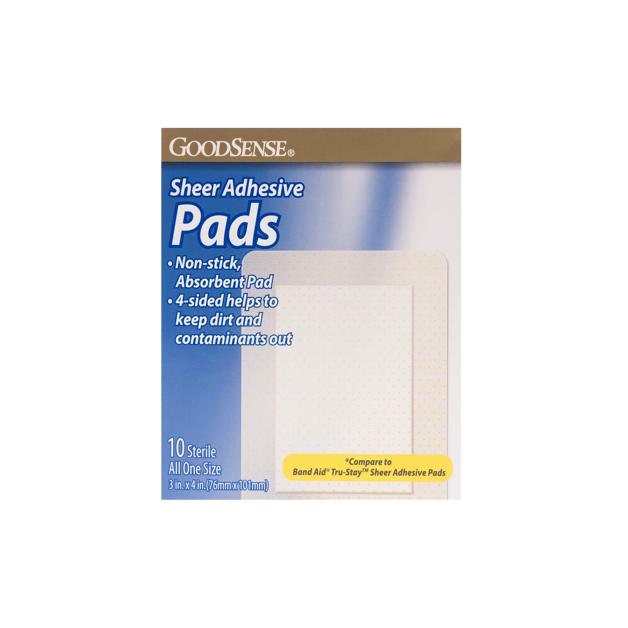 Pads Sterile No Stick 3"X 4"